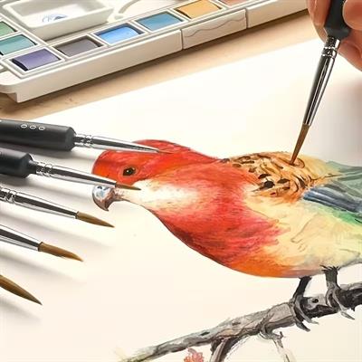 10 Adet Hobi ve Araba Rötüş Fırça Seti – İnce Detay Boyama, Model Yapımı ve Araç Çizik Giderme İçin Çok Amaçlı Fırça Takımı (3936)