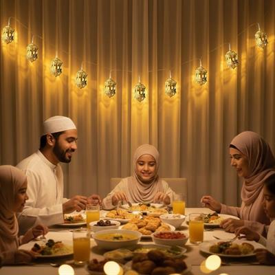 10 Adet Sarkıtlı Ramazan Fenerli LED Işık – Pilli 2 Metre Ramazan Süsü, İslami Dekorasyon, Ev ve Mekanlar İçin Dekoratif Ortam Aydınlatması (3936)