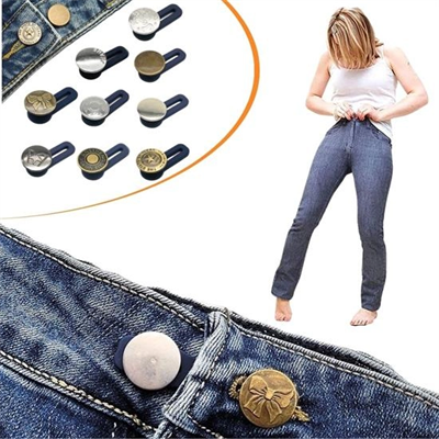10 Adet Yedek Kot Düğmeleri Beden Genişletici Bx40