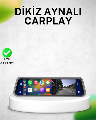 10 İnç Tam Dokunmatik Dikiz Aynası Kamera Ön Arka Full HD
