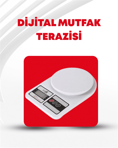 10 Kg Kapasiteli LCD Ekranlı Dijital Mutfak Tartıs