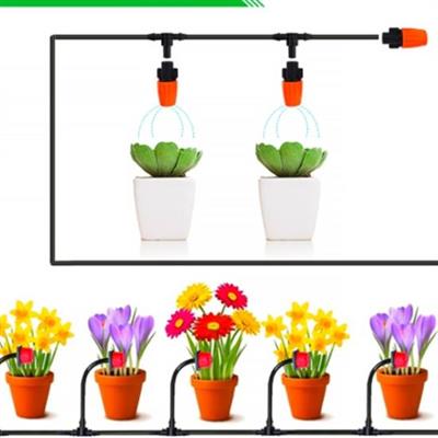 10 Metre Bahçe Damlama Sulama Sistemi Seti Hortum ve Ek Parçaları (3936)