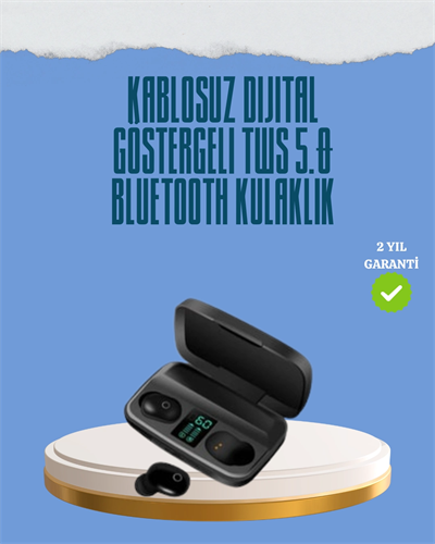 10 Metre Çekim Mesafeli Hafif Tasarımlı Bluetooth Kulaklık ve Şarj Kutusu Seti