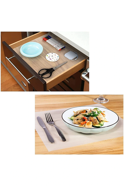 10 Metre Halı Kaydırmaz Şeffaf - Raf - Dolap Ve Torpido Örtüsü