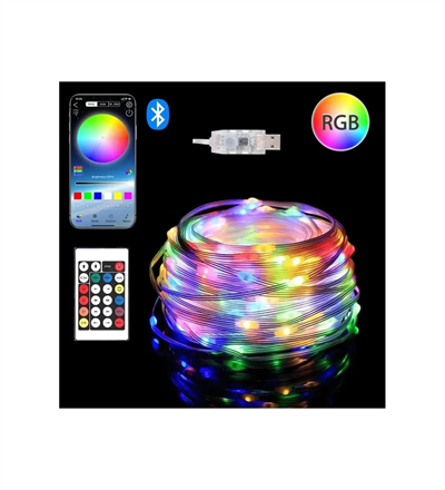10 Metre, Led Şerit, Usb Bağlantılı, Kumandalı, Ambiyans Işığı Sdr-led-109 Bx40