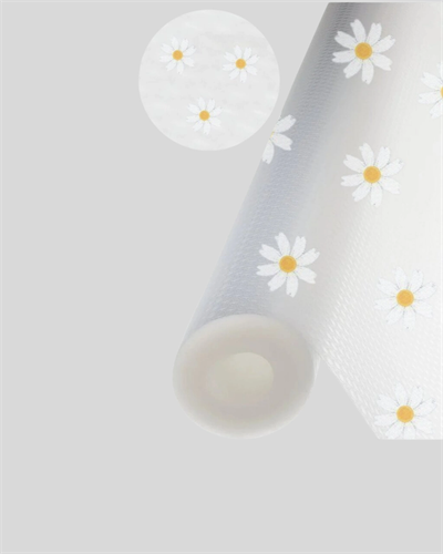 10 Metre Papatya Desenli Kolay Temizlenebilir Çekmece Matı