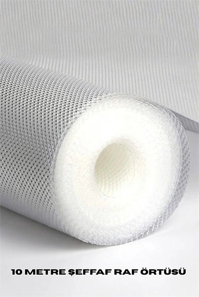 10 Metre Şeffaf Silikonlu Kaymaz Çekmece İçi Düzenleyici