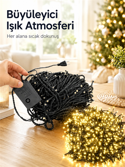 10 Metre Şerit Led Gün Işığı Led Işık Süsleme Parti Malzemesi Konsept