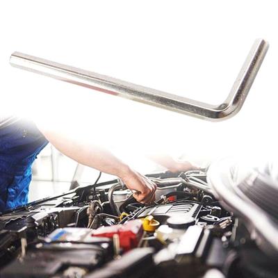 10 Parça Çelik Alyan Seti Kısa Düz Köşe Alyan Anahtar Takımı (3936)