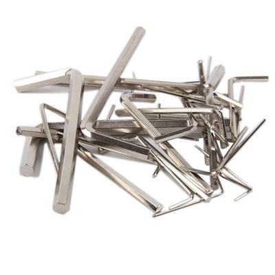 10 Parça Çelik Alyan Seti Kısa Düz Köşe Alyan Anahtar Takımı (3936)