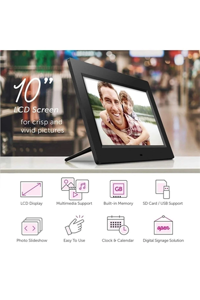 10-inç Lcd Ekran Dijital Fotoğraf Çerçevesi