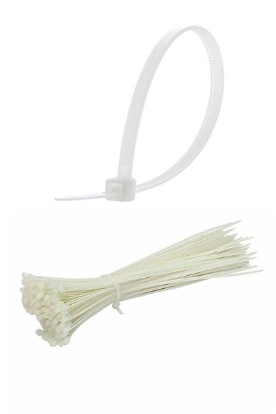 100 Adet Plastik Cırt Kelepçe Kablo Bağı Kablo Düzenleyici- 3.6 X 150 MM (3936)