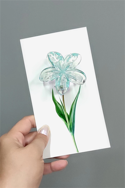 100 Adet Şeffaf Renkli Lotus Toka 8 cm Kına Seti