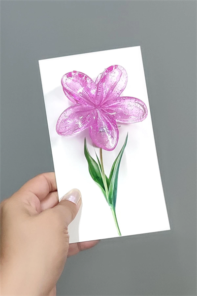 100 Adet Simli Renkli Lotus Toka 8 cm Kına Seti