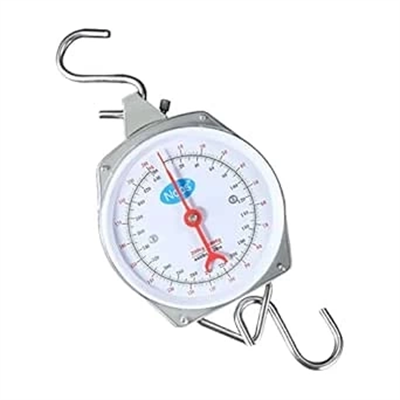 100 kg Kapasiteli Askılı Terazi - Dayanıklı, Net Kadranlı, Çift Ölçü Birimli, Endüstriyel ve Dış Mekan Uyumlu