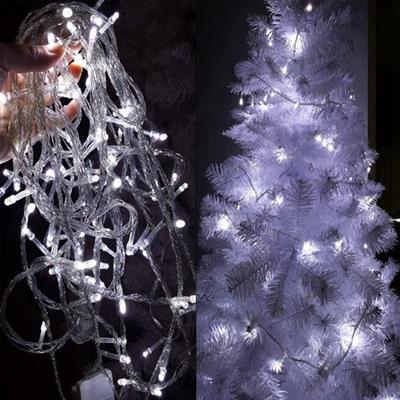 100 Ledli 8 Fonksiyonlu 10 Metre Led Aydınlatma Dekor Lambası (beyaz) (3936)