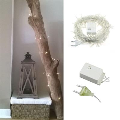 100 Ledli 8 Fonksiyonlu 10 Metre Led Aydınlatma Dekor Lambası (beyaz) (3936)