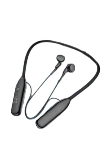 100 Saat Kablolu Boyun Askılı Dijital Göstergeli Bluetooth Kulaklık
