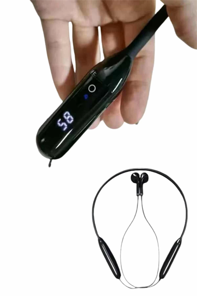 100 Saat Kablolu Boyun Askılı Dijital Göstergeli Bluetooth Kulaklık