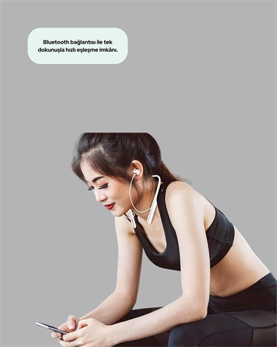 100 Saat Pil Ömrü Boyun Askılı Bluetooth Kablosuz Kulaklık