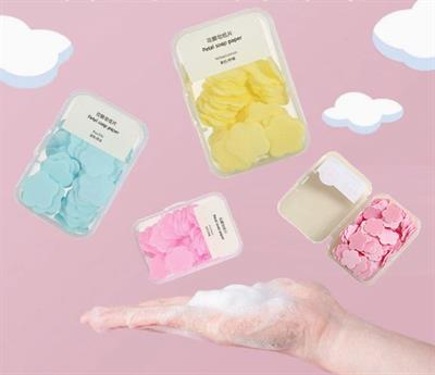 100 Yaprak Eriyen Mini Parfümlü Kağıt Sabun (3936)