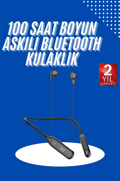 100Saat Uyumlu Bluetooth Kulaklık Kablolu ANC Özellikli Kulaklık