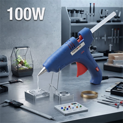 100W Sıcak Silikon Tabancası - Elektrikli - 11 mm Mum Silikon Uyumlu