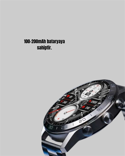 100mAh Şarjlı Akıllı Saat – Mesaj Bildirimi, Müzik Kontrolü ve Ergonomik Tasarım