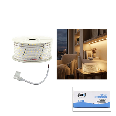 100mt 3000k - Gün Işık Dış Mekan Şerit Led 220v 120led 348983 Bx40