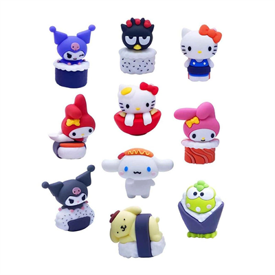 1020542 SUN-ITG-CLT-3D FİGÜR H.KITTY AND FRIENDS SUSHI SÜRPRİZ PAKET HKTY 3R 3