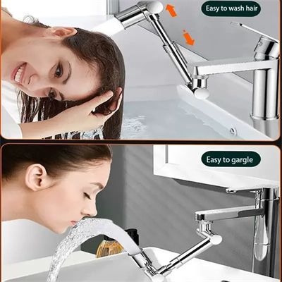 1080 Derece Dönebilen Mutfak Ve Lavabo Bataryası Akrobat Musluk Ucu Bx40