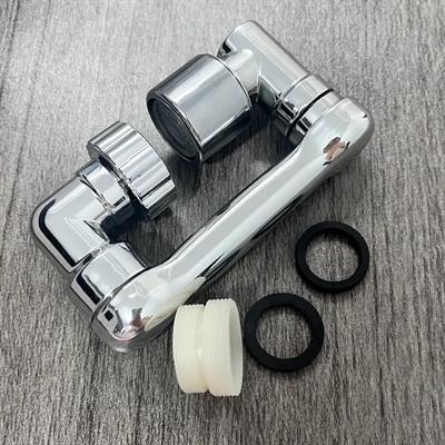 1080 Derece Dönebilen Mutfak ve Lavabo Bataryası Akrobat Musluk Ucu (3936)