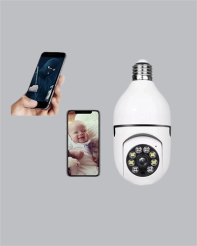 1080P Gece Görüşlü Ampul Güvenlik Kamerası – Kablolu ve Kablosuz Seçenekli