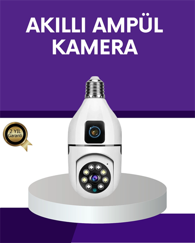 1080P WiFi Ampul Güvenlik Kamerası – Gece Görüş & Uzaktan Erişim