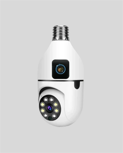 1080P WiFi Ampul Kamera Uzaktan Erişimli Hareket Sensörlü Gece Görüşlü