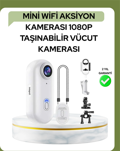 1080P WiFi Spor Kamerası Su Geçirmez Mini Aksiyon Kamera