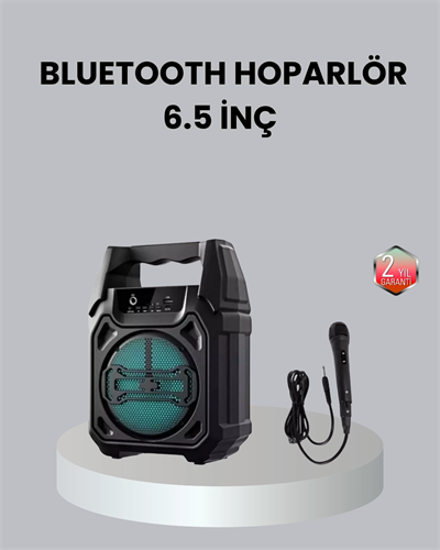 10W Gücünde Kablosuz Hoparlör – Şarjlı, FM Radyolu ve Taşınabilir