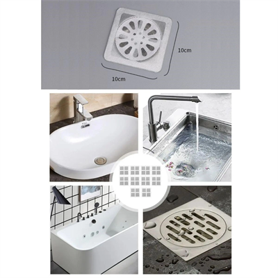 10'lu Banyo Ve Mıutfak Lavabo Koku Önleyici Ve Haşere Böcek Önleyici Gider Filtresi Bx40