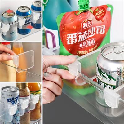 10'luŞeffaf Buzdolabı Yan Kapı Düzenleyici Buzdolabı Dolap İçi Bölümleyici Aparatlar (3936)