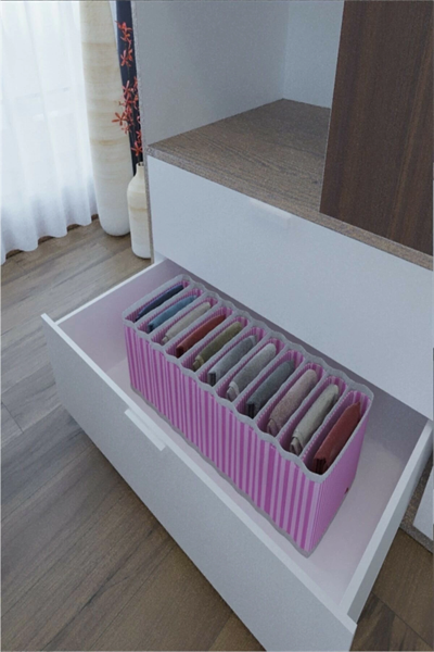 11 Bölmeli Dolap ve Çekmece Içi Düzenleyici Akordiyon Organizer M-00500 (1 Adet)