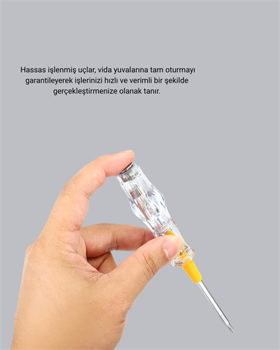 110-220V Elektrik Test Kalemi Korozyona Dayanıklı Nikel Kaplamalı