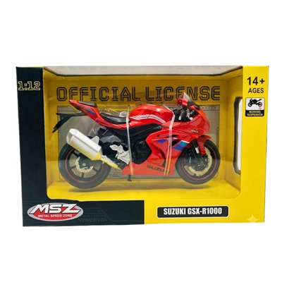 1/12 SUZUKİ GSX-R1000 Model Motosiklet