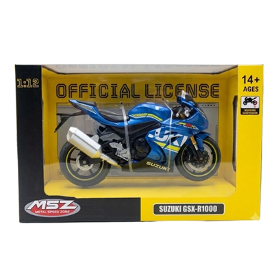 1/12 SUZUKİ GSX-R1000 Model Motosiklet