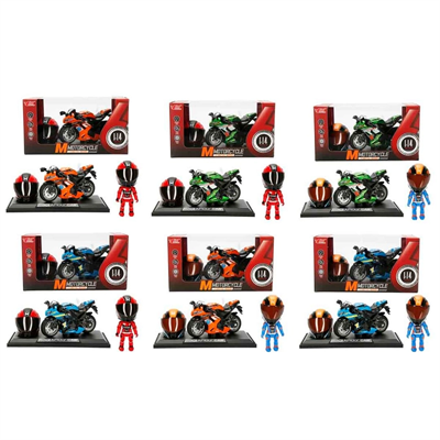 1:14 Sesli ve Işıklı Die Cast Çek Bırak Yarış Motosikleti