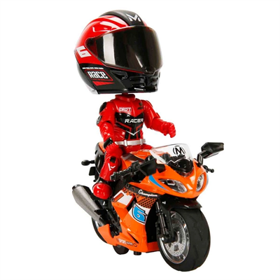 1:14 Sesli ve Işıklı Die Cast Çek Bırak Yarış Motosikleti