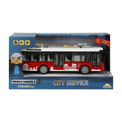 1:16 Eco Lounge Sesli ve Işıklı Şehir Otobüsleri 26 cm