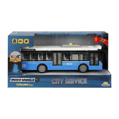 1:16 Eco Lounge Sesli ve Işıklı Şehir Otobüsleri 26 cm