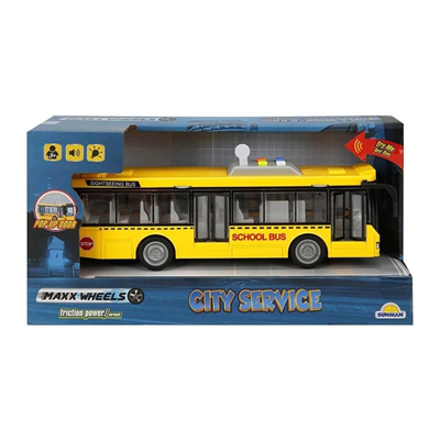 1:16 Eco Lounge Sesli ve Işıklı Şehir Otobüsleri 26 cm