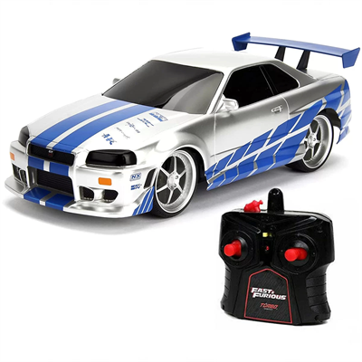 1:16 Fast . Furious Kumandalı Brians Nissan Skyline GT-R Turbo Araba