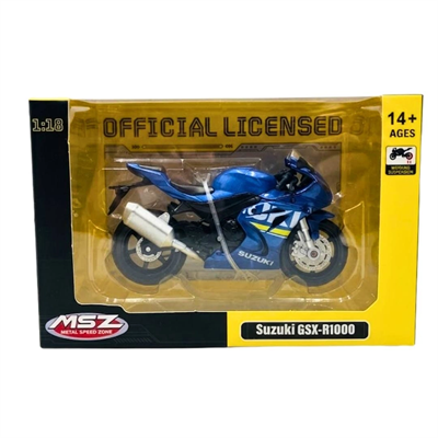 1/18 SUZUKİ GSX-R1000 Model Motosiklet